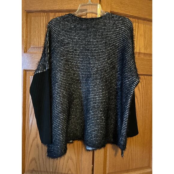 Simply Noelle Fuzzy Moto Cardigan Sweater Size S/M 8-10 - Picture 2 of 9